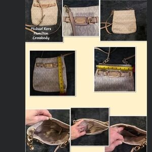 Michael Kors Beige Crossbody Bag